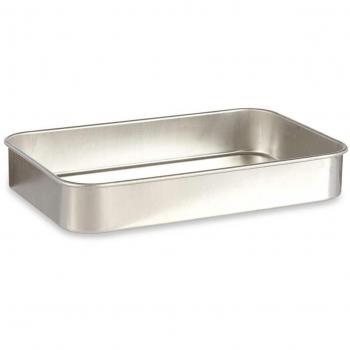Rustidera de Aluminio Plateada 23,5 x 6 x 36 cm