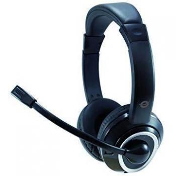 Conceptronic POLONA02BA Auricular y Casco Auriculares Diadema Conector de 3,5 mm Negro