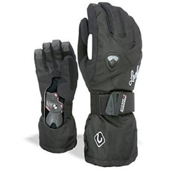 Level Butterfly W Guantes, Mujer, Negro, 7.5