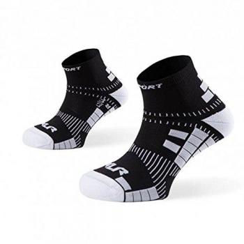 BV Sport - Socquette XLR, Color Black, Talla EU 36-38