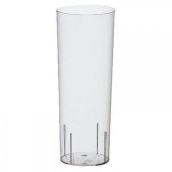 96 vasos para long drinks, PS 0.3 l diámetro de 5,85 cm, 15,2 cm transparente