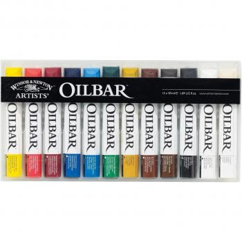 Winsor & Newton Oilbar Artists - Set de 12 colores al óleo en barra