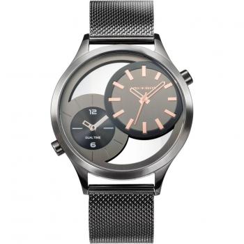 Reloj Viceroy Beat 3 agujas de acero con IP gris y malla milanesa
