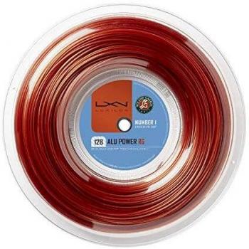 Luxilon ALU Power Roland Garros Bobina de cordaje para raqueta de Tenis, Calibre 16L, Unisex Adulto, 1,28 mm