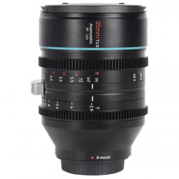 Sirui 35mm T2.9 1.6X FullFrame Anamorphic Lens (E Mount)