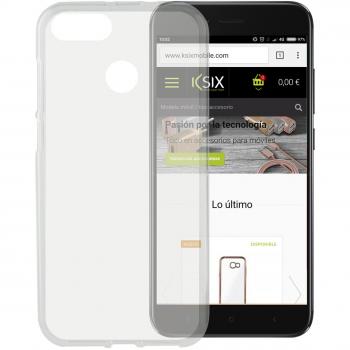 Ksix Flex Funda Transparente para Xiaomi Mi A1
