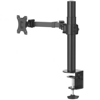 Soporte monitor Hama Holder con Brazo Ajustable para Pantallas de 13 a 35 Pulgadas, VESA 75x75-100x100, Inclinación y Giro, hasta 15kg - Negro