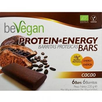 beVegan Protein Bars Cacao - 220 gr