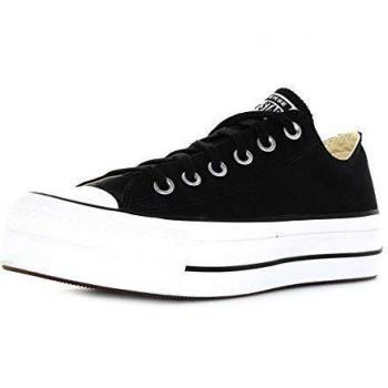Converse Chuck Taylor All Star Lift Platform Sneakers for Women - Black, Size 40