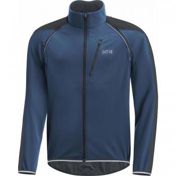 Gore Wear C3 Gore Windstopper Phantom Chaqueta Zip-Off, Hombre, Azul Oscuro/Negro, L