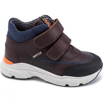 Botas de niño Pablosky de piel marrón con cierre adherente 507898