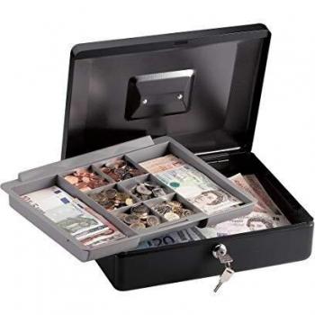 Master Lock CB-12ML Caja Fuerte con Llaves y Portamonedas Interior, Manejar, Mediana