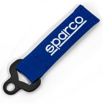 Llavero de Cuero Sparco 099070AZ Azul y Negro Surtido