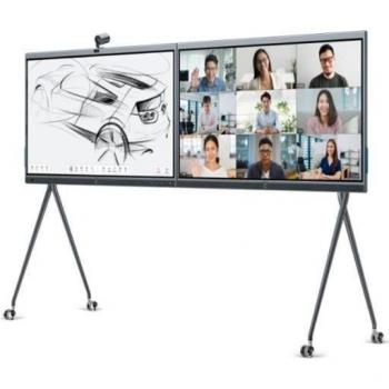 Pantalla Táctil Extendida Yealink ETV65 para MeetingBoard 65 - 165 cm (65) 4K UHD, incluye 2 lápices ópticos, soporte de pared y cables