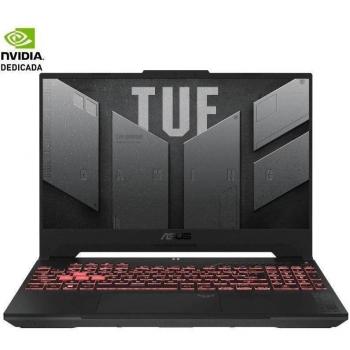 Portátil Gaming Asus TUF A15 TUF507NV-LP107 Ryzen 5 7535HS/ 16GB/ 512GB SSD/ GeForce RTX 4060/ 15.6'/ Sin Sistema Operativo