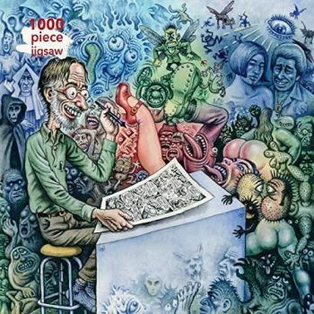 Adult jigsaw r crumb whos afraid of robert crumbz 1000 piece jigsaw 1000piece jigsaws 1000piece jigsaw puzzles