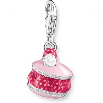 Thomas Sabo Pink Raspberry Macaron Charm in Sterling Silver