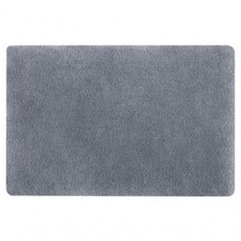 SPIRELLA COLECCIÓN FINO ALFOMBRILLA DE BAÑO POLIÉSTER Y MICROFIBRA GRIS