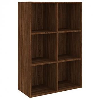 Librería/Aparador de Madera Multicapa Marrón 66x30x98 cm