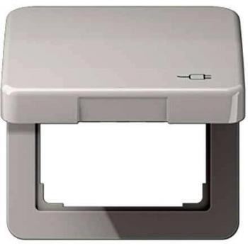 Tapa ATBL.BA.SCHUKO® 50x50 GCL.CD TPLAST. (A PBA.GOLPES) EXTRABRILLANTE SIMB.CLAV. 0712001424 JUNG