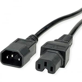 CABLE DE ALIMENTACION EXTERNA C14C15 NEGRO 3 METROS VALUE