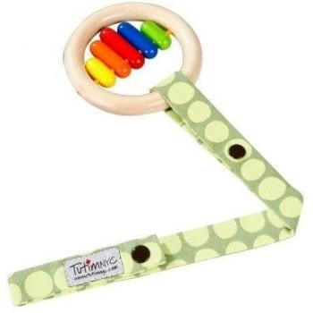 TutimNYC Chupete Clip Juguete Sillón Mordedor Protector para Vulli la jirafa Sophie - Verde Sol