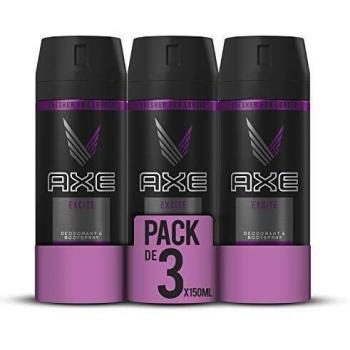 Dove AxePack De 3 Desodorantes Excite150 ml