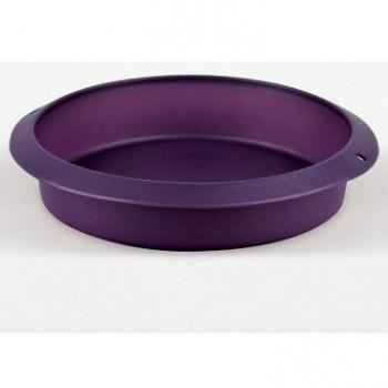 Molde redondo silicona violett 28x5,5 cm
