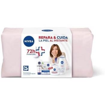 Neceser Repara & Cuida Piel Instantáneo - 72h Protección - Estuche 4 Piezas (Bálsamo Labial SPF15, Gel, Glicerina y Urea, Crema de Manos) -
