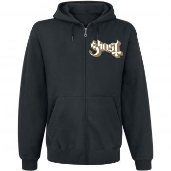 Ghost Ceremony and Devotion Sudadera Capucha con Cremallera Negro L
