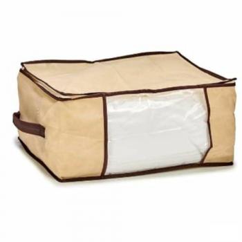 Bolsa de Almacenamiento Kipit Crema 27L Poliéster y Polipropileno (45 x 30 x 20 cm, Pack de 24 Unidades)