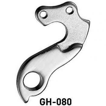 GH-080 Silver Derailleur Hanger Compatible with Various Brands