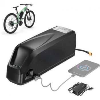 Batería de Bicicleta Eléctrica Hailong 48V 20Ah con Celdas 21700 y BMS Max 40A para Kits de Conversión Bafang