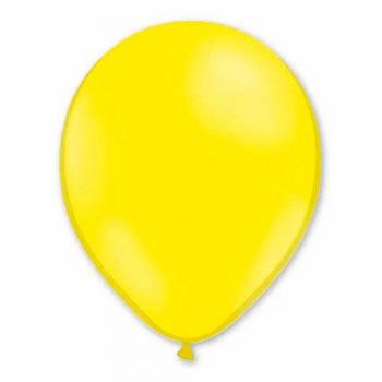 Bolsa 50 Globos 29 cm Ø DECOHELIUM AMARILLO LIMÓN
