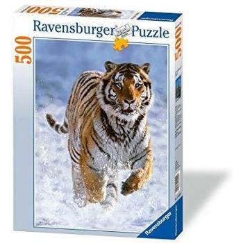 Puzzle Ravensburger 500 Piezas - Tigre en la Nieve - 14475