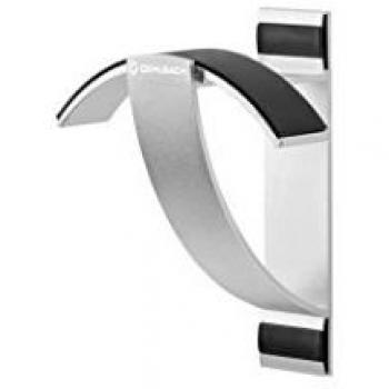Oehlbach Alu Style W1 Soporte de Auriculares Pared Silver - Soporte para auriculares con diseño elegante en color plata, fabricado en aluminio, ideal para colgar auriculares de forma segura y ordenada