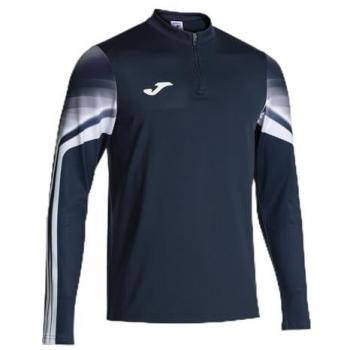 Sudadera de running Joma Elite XI para hombre, color marino/blanco, con media cremallera, talla XS