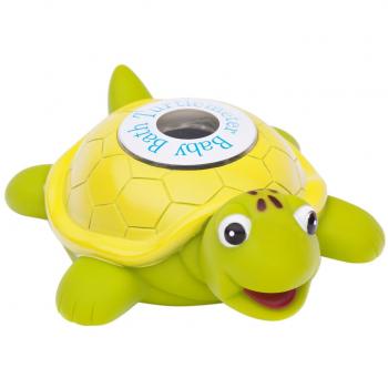 Ozeri Turtlemeter- tortuga flotante de juguete para el baño del bebé y el termómetro de la bañera