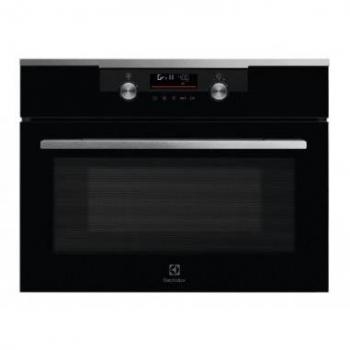 Microondas Integrado Electrolux KVMDE46X con Grill, Potencia 2100W y Capacidad 42L, Color Negro