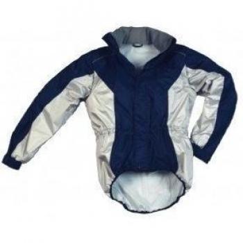 Regenjacke Zoll Bike-Top-Klima Zoll marine/silb., winddicht üb. 185 cm