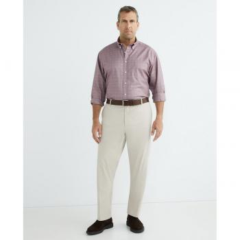 Mirto - Camisa de hombre casual cuadros manga larga Tallas Grandes