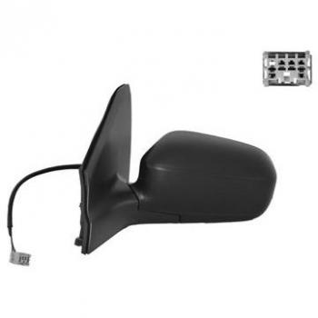Espejo retrovisor VAN WEZEL 2549807 con ajuste eléctrico, calefacción, cristal convexo y carcasa en color negro