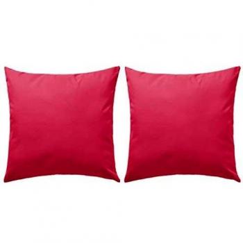 vidaXL 2X Cojín Sofá Silla Cama Decoración Exterior Interior Rosa Set Cojines