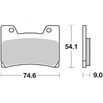 Pastillas de Freno Cerámicas SBS 645HF para Moto Yamaha