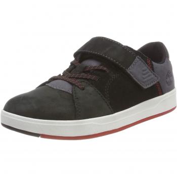 Timberland Davis Square, Zapatos de Cordones Oxford Unisex para Niños, Negro