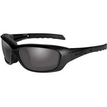 Wiley X WX Gravity Unisex Sunglasses - Matte Black Frame with Smoke Grey Lenses, Free 2-Day Shipping