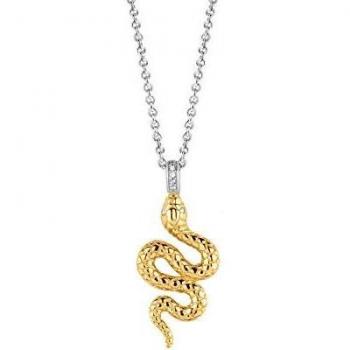 Collar de Joyería para Mujer TI SENTO Milano 3923SY/42 - Cadena de Acero Inoxidable y Plata de Ley 925