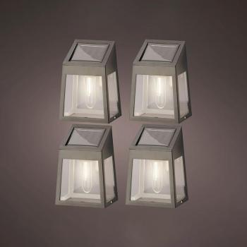 Set de 4 Apliques de Pared Solar LED 898174