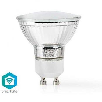 NEDIS - Bombilla LED Inteligente con Wi-Fi - Blanco Cálido - 330 LM - 4,5 W - GU10