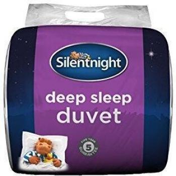 Deep Sleep 150089AMZ - Edredón, polialgodón, doble, color blanco